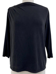 Cut Loose TENCEL PLEAT NECK TOP