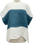 Flax BACK SLIT TEE STRIPE - Originally $167