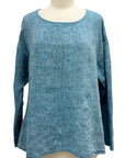 Flax LONG SLEEVE CREW PULLOVER - Originally $167