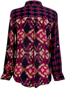 APNY DUAL PRINT BLOUSE