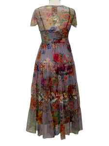 Johnny Was MESH SLIP DRESS ASTERIA