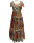 Johnny Was MESH SLIP DRESS ASTERIA