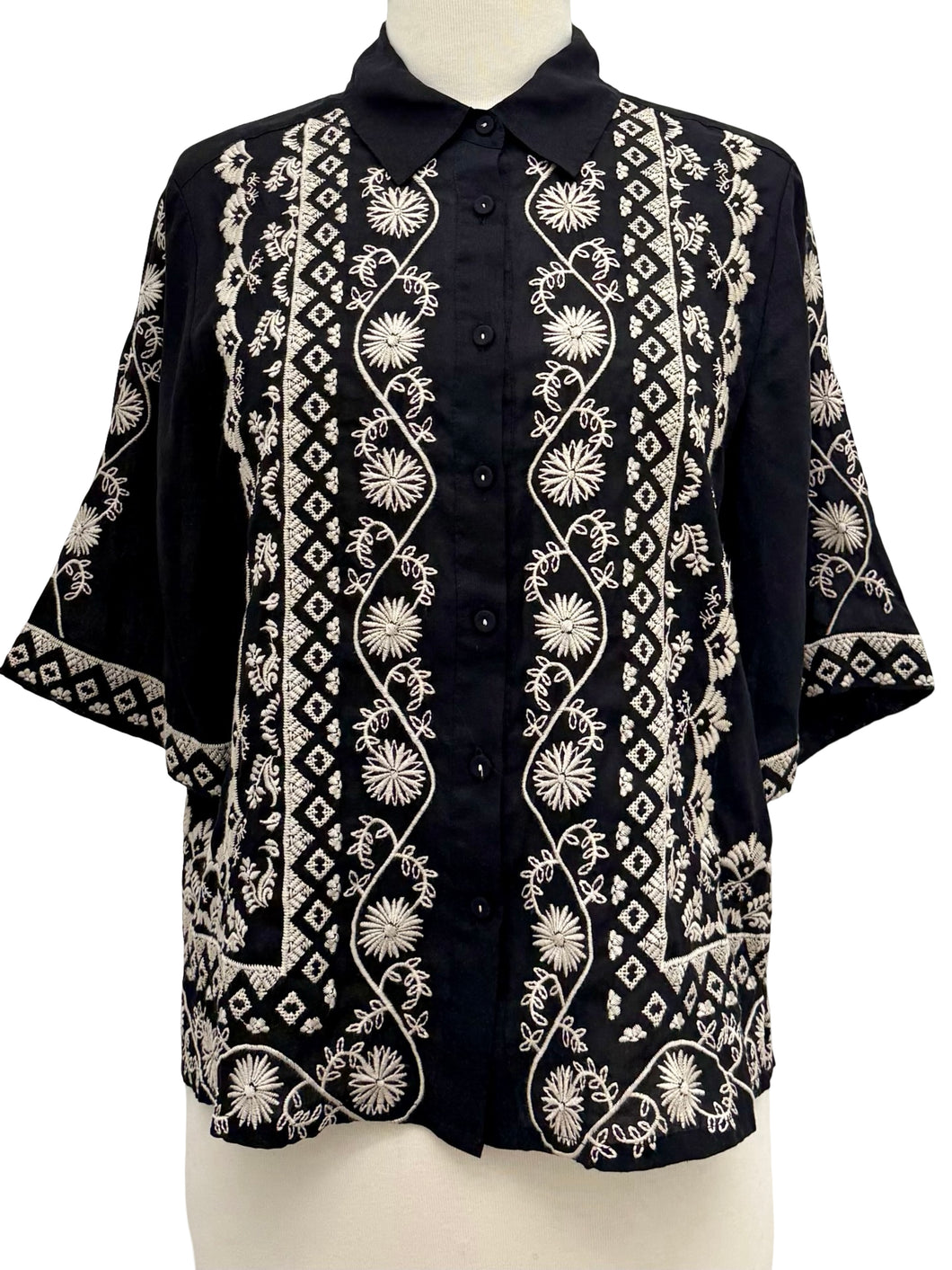 Johnny Was KIMONO SLEEVE SHIRT TALIA