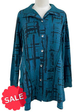 Load image into Gallery viewer, Fenini FLEECE PRINT SWING JACKET - ORIGINALLY $179
