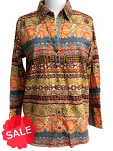 Load image into Gallery viewer, Caite MARLA EMBROIDERED TISSUE BLOUSE - ORIGINALLY $99
