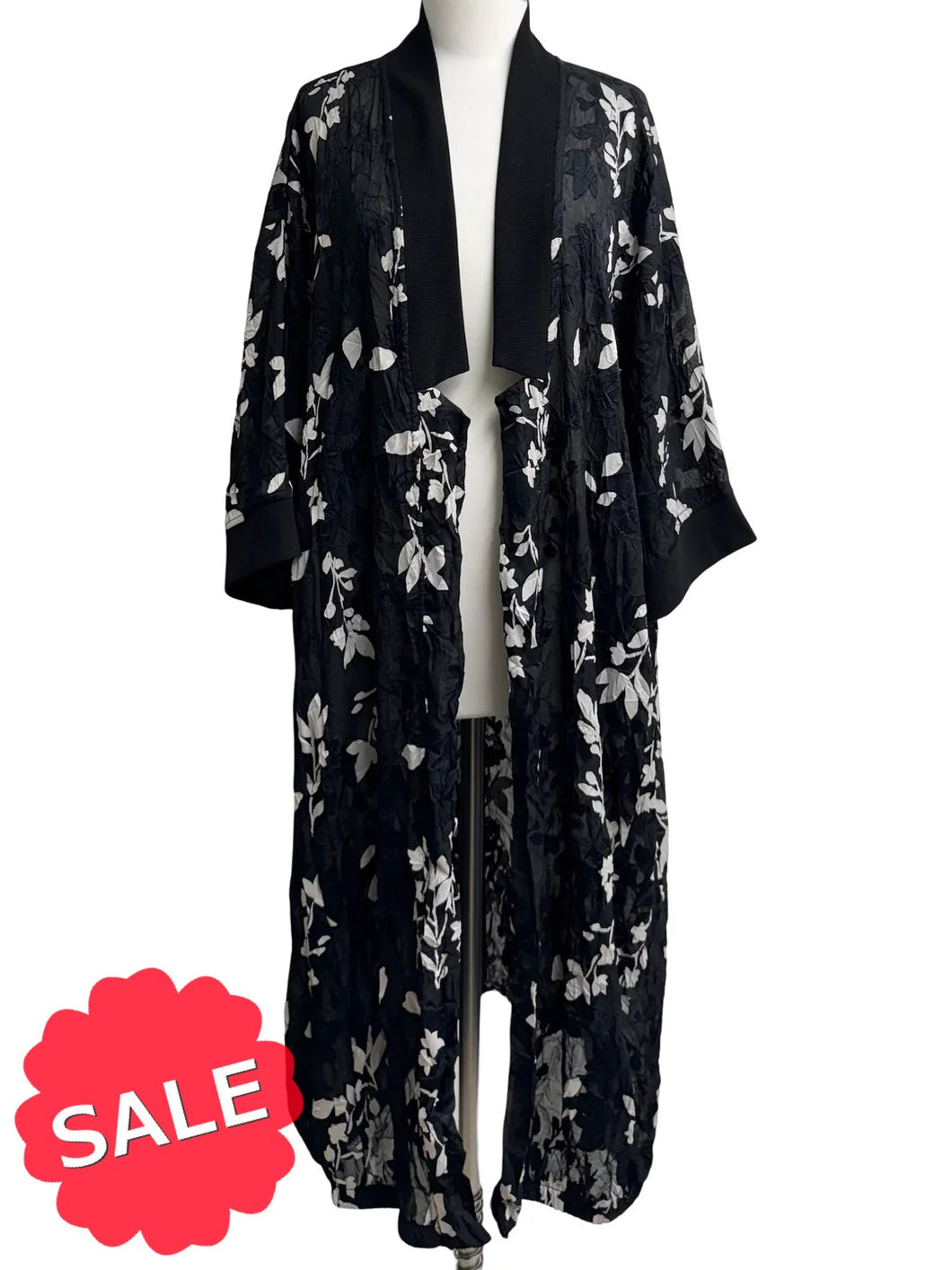 Gershon Bram FLORAL DUSTER JACKET - ORIGINALLY $249