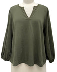 Michael Stars PUFF SLEEVE SLUB TEE