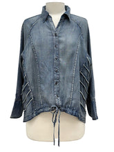 Load image into Gallery viewer, Jaded Gypsy IN YOUR LANE CHAMBRAY
