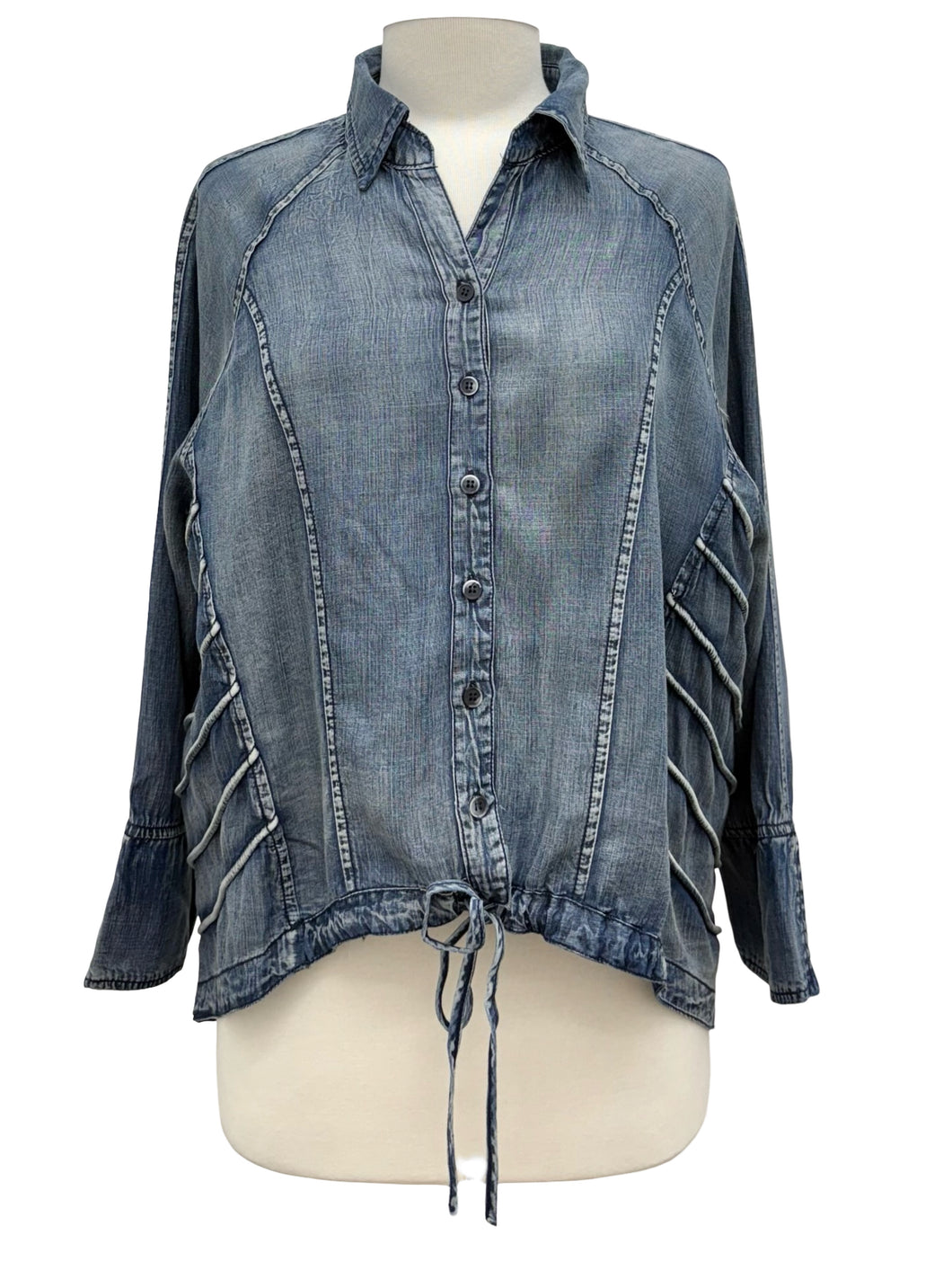 Jaded Gypsy IN YOUR LANE CHAMBRAY