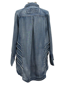 Jaded Gypsy IN YOUR LANE CHAMBRAY