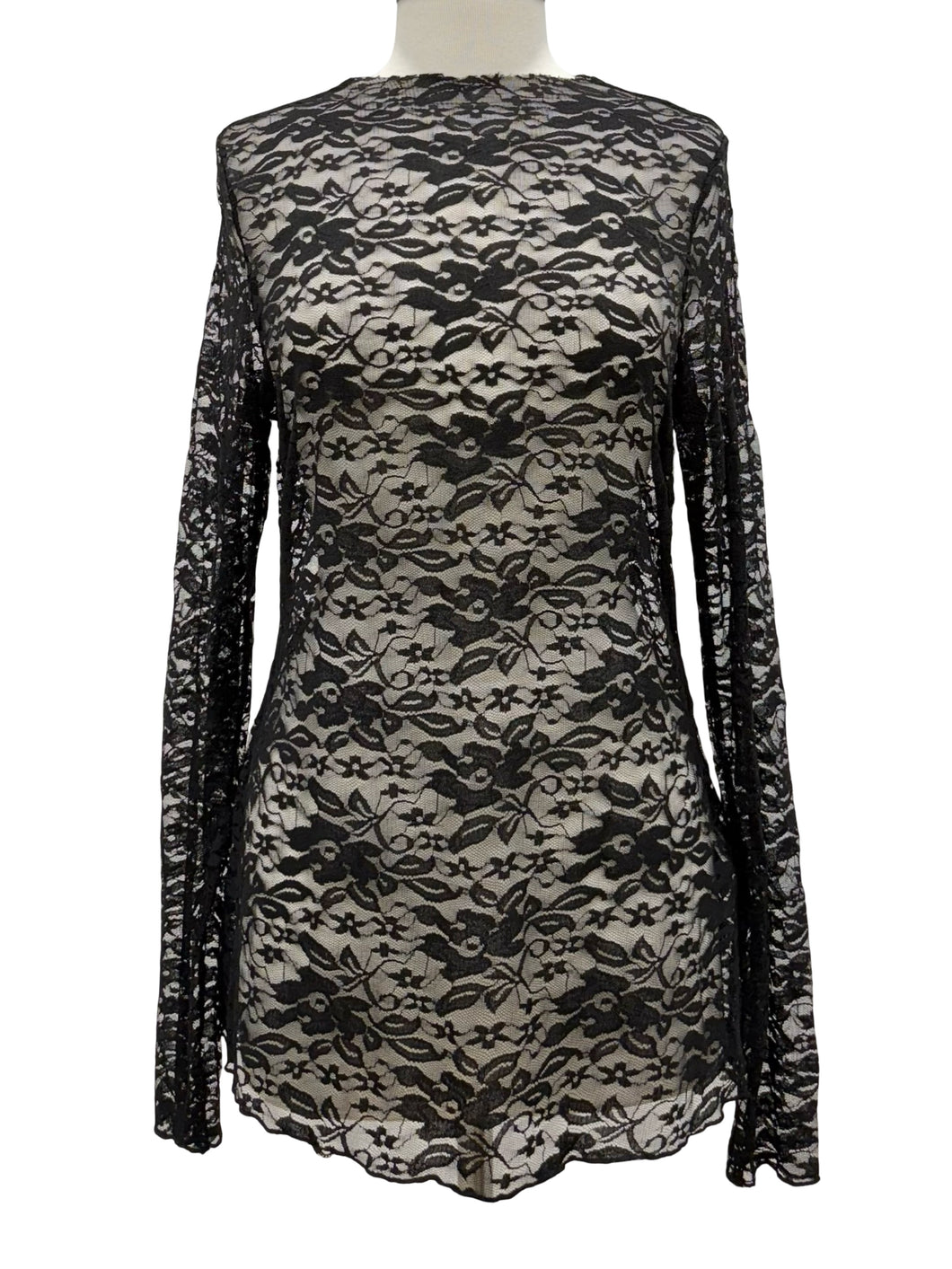 Jaded Gypsy LACE MOCK NECK TOP