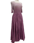 Vanité 3/4 SLEEVE PLEAT OMBRE DRESS