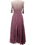 Vanité 3/4 SLEEVE PLEAT OMBRE DRESS