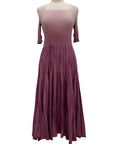 Vanité 3/4 SLEEVE PLEAT OMBRE DRESS