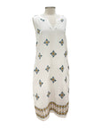 Foil TANK DRESS EMBROIDERED SEW CRAFTY