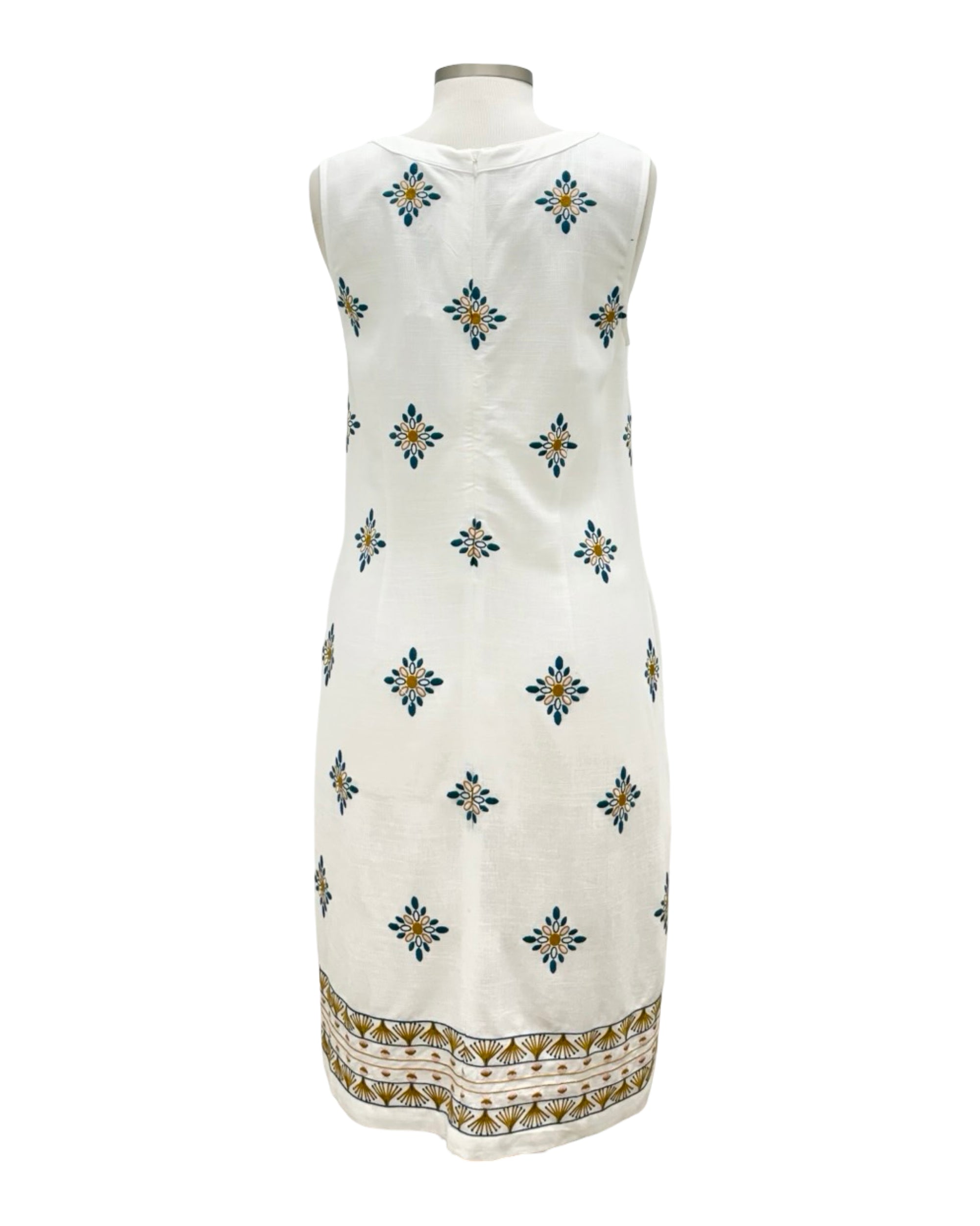Foil TANK DRESS EMBROIDERED SEW CRAFTY Foil TANK DRESS EMBROIDERED SEW CRAFTY