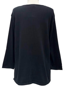 Shana COTTON WHIPSTITCH SWEATER