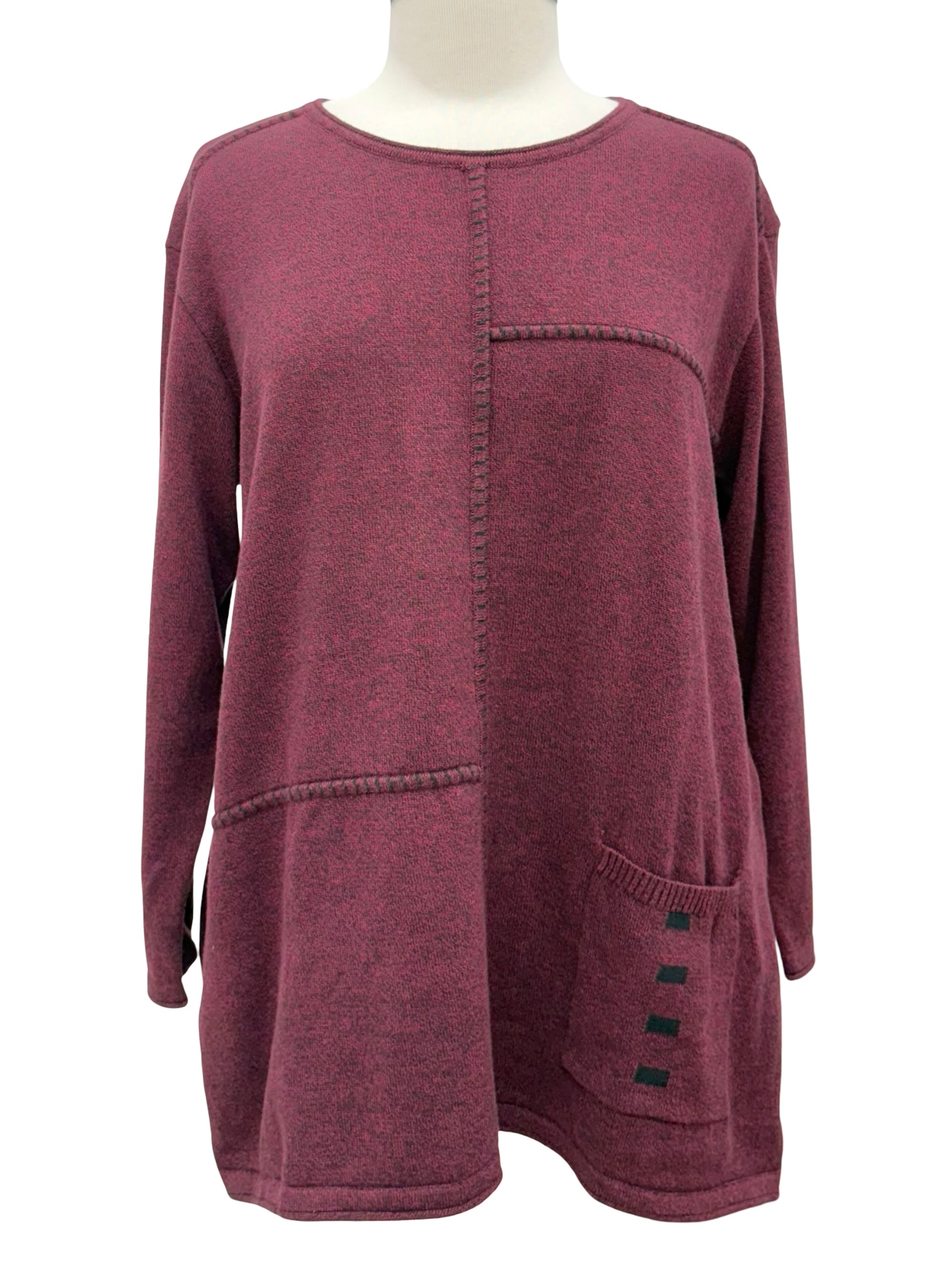 Shana COTTON WHIPSTITCH SWEATER