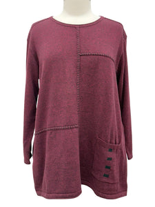 Shana COTTON WHIPSTITCH SWEATER