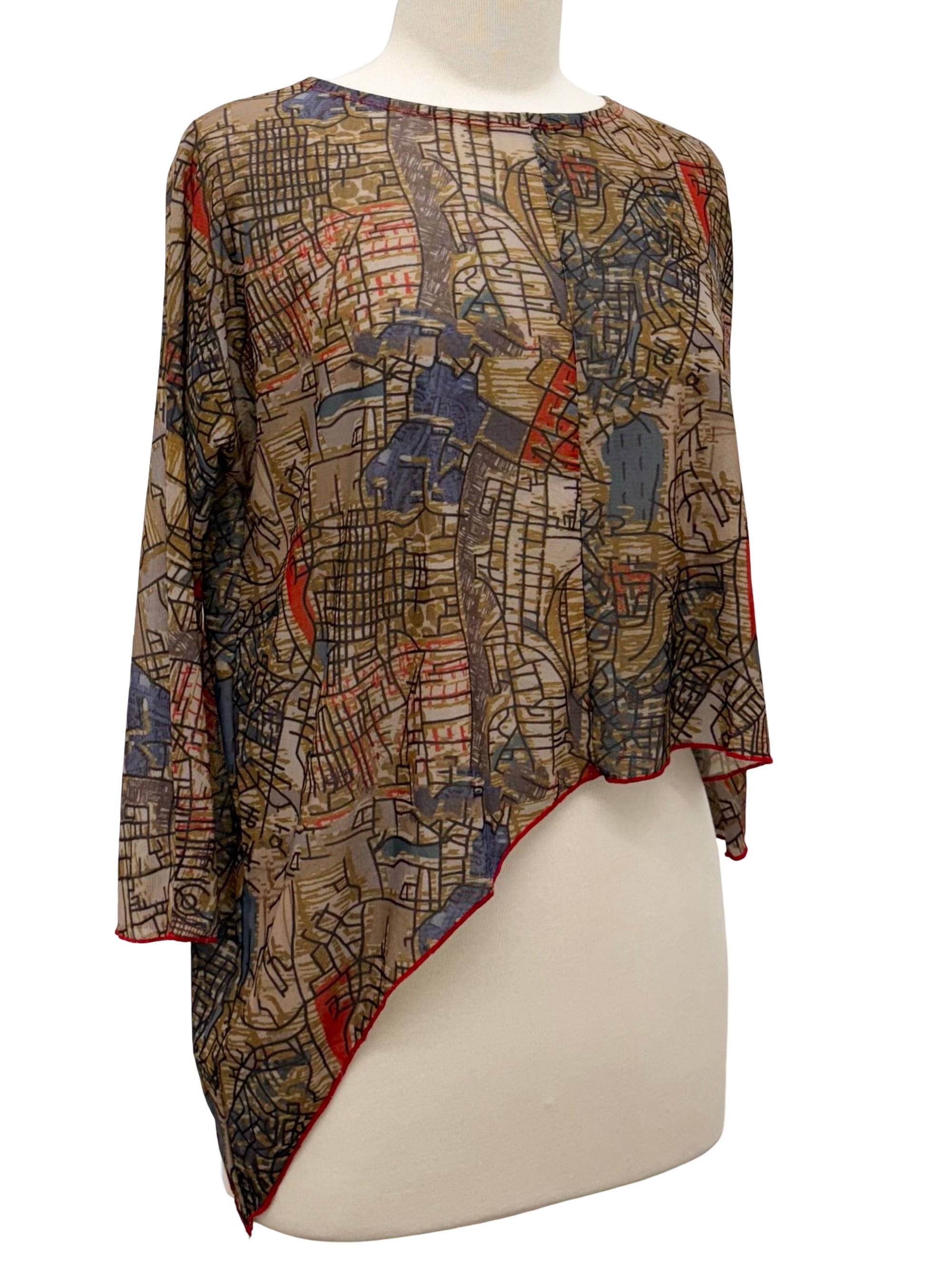 Shana MESH TOPPER LONG SLEEVE
