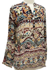 Shana SILK LONG SLEEVE PULLOVER