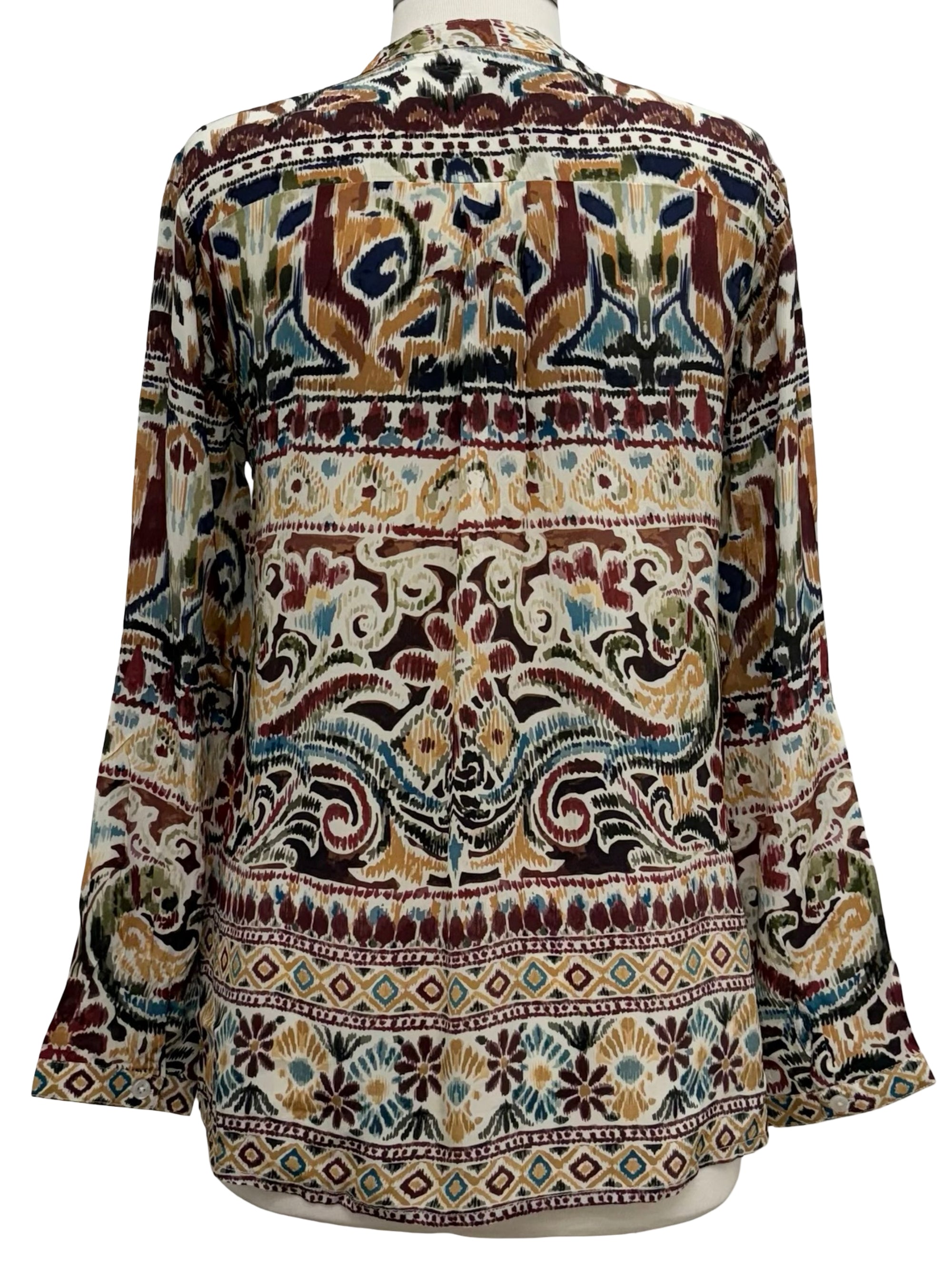 Shana SILK LONG SLEEVE PULLOVER