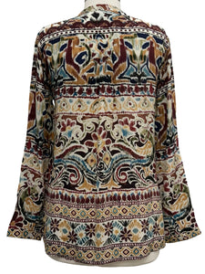 Shana SILK LONG SLEEVE PULLOVER