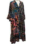 Shana SILK RUFFLE DRESS 3/4 SLEEVE