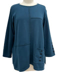 Shana COTTON WHIPSTITCH SWEATER