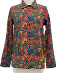 APNY LONG SLEEVE FALL FLORAL BLOUSE