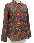 APNY LONG SLEEVE FALL FLORAL BLOUSE