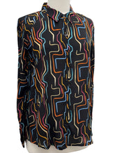 Load image into Gallery viewer, APNY LONG SLEEVE SQUIGGLE BLOUSE
