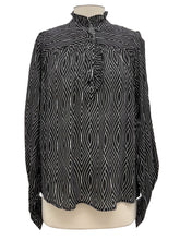 Load image into Gallery viewer, APNY HIGH NECK LONG SLEEVE BLOUSE
