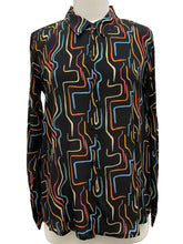 Load image into Gallery viewer, APNY LONG SLEEVE SQUIGGLE BLOUSE
