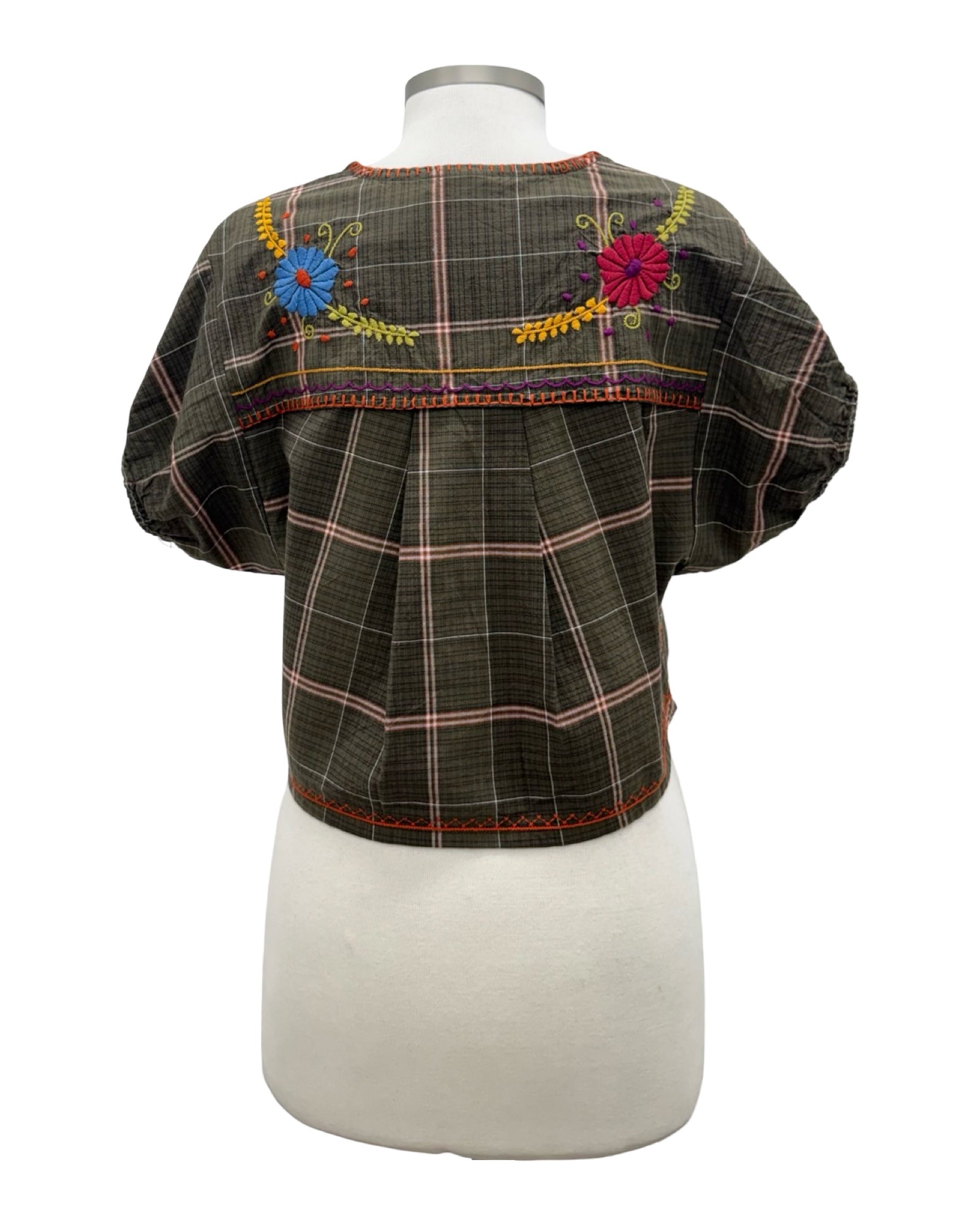 Ivy Jane PLAID SHORT SLEEVE TOPPER