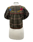 Ivy Jane PLAID SHORT SLEEVE TOPPER