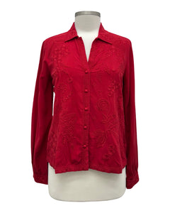 Johnny Was OPEN NECK SHIRT