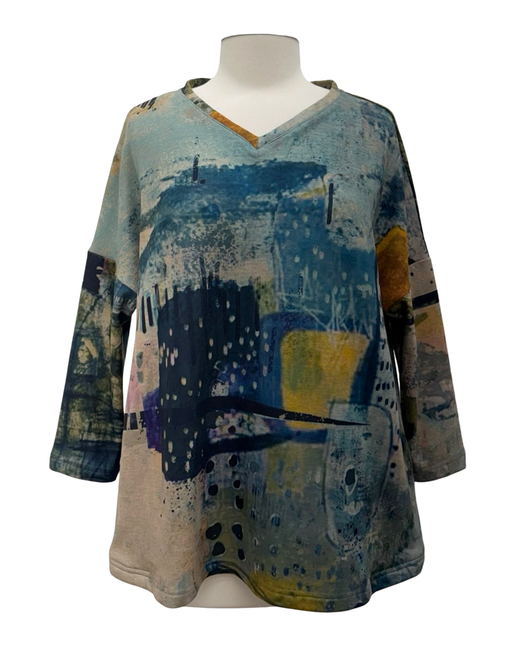 Three Potato V NECK BOXY TOP