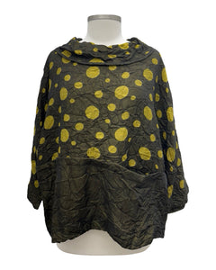 Moonlight DOT COWL PULLOVER TOP