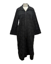 Load image into Gallery viewer, Moonlight SQUARE TEXTURED ZIP COAT
