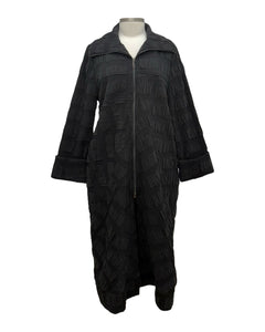 Moonlight SQUARE TEXTURED ZIP COAT