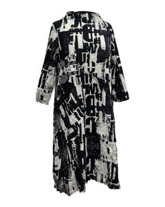 Chalet LONG SLEEVE PANEL DRESS TORI