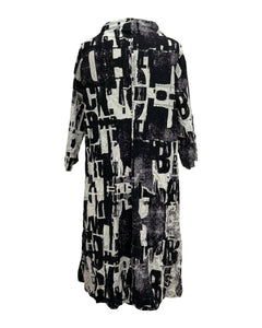 Chalet LONG SLEEVE PANEL DRESS TORI