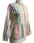 Tulip PRAIRIE LONG SLEEVE PLEAT BLOUSE - Originally $105 🔵