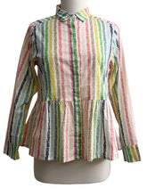 Load image into Gallery viewer, Tulip PRAIRIE LONG SLEEVE PLEAT BLOUSE
