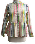 Tulip PRAIRIE LONG SLEEVE PLEAT BLOUSE - Originally $105 🔵
