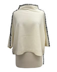 Moyuru MOCK CROP SWEATER WHIP STITCH