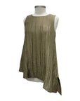 Ozai N Ku PLEAT TEXTURE TANK