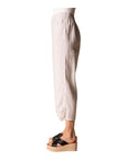 Habitat PLEAT BUTTON CAPRI PANT