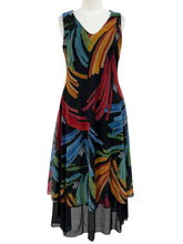 Load image into Gallery viewer, Kozan MESH PRINT V NECK TANK DRESS
